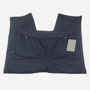 Intro Black Stretch Petite Trousers Work Pants Size 4P